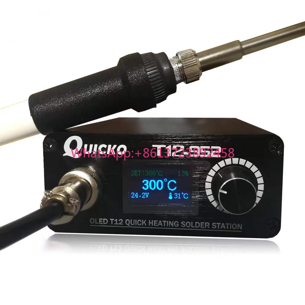 T12 Soldering Station Oled - สถานีบัดกรี T12-952 รุ่นใหม่ ทำความร้อนเร็ว เครื่องมือหัวแร้งบัดกรีอิเล็กทรอนิกส์ จอ
