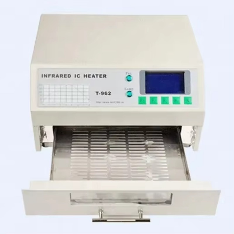 Infrared Bga Rework Station - T-962 เครื่องทำความร้อนอินฟราเรด IC ที่ได้รับอนุญาต เตาอบรีโฟลว์แบบตั้งโต๊ะ T962