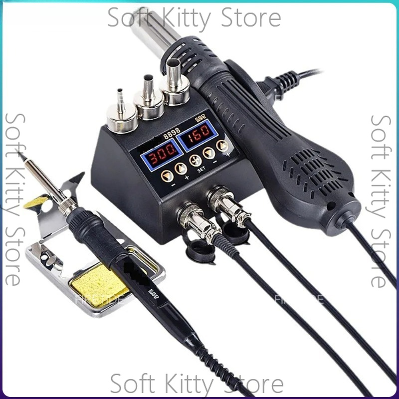 เครื่องบัดกรี 2 in 1 กำลังไฟ 7 - 2 In 1 Soldering Rework Station 750W บทวิจารณ์และราคา
